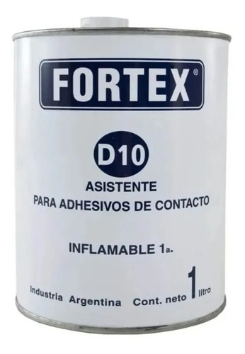 Diluyente Asistente D10 P/ Cemento Contacto Por 1lt - Fortex