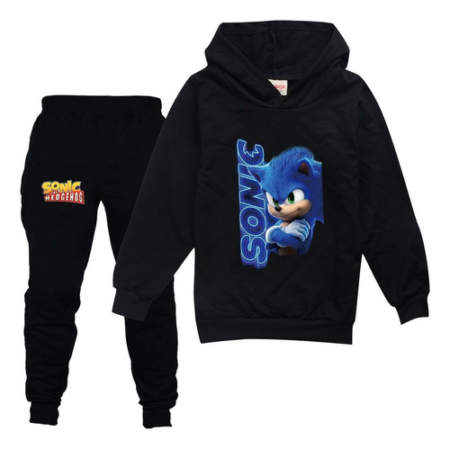 Lt Sonic Conjunto De Chándal Con Capucha Y Pantalón Para