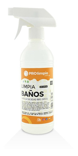 Limpia Baños 500ml Con Gatillo Para Limpiezas Profundas