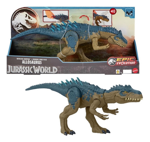 Dinosaurio Alosaurio Jurassic World Sonidos 44 Cm Chip