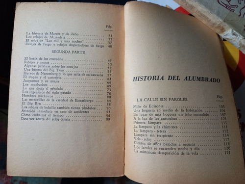 Historia Del Reloj E Historia Del Alumbrado M Ilin Editorial (Usado)