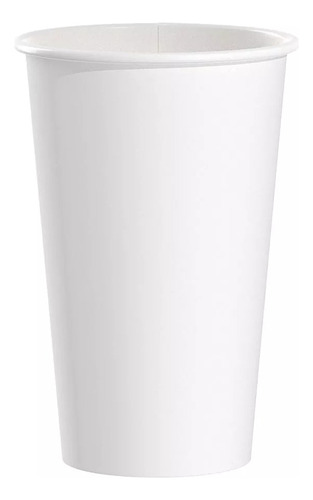 Vasos De Papel Encerados Color Blanco 20oz C/ 40pz