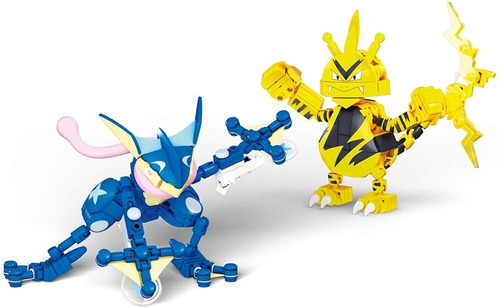 Greninja Vs Electabuzz 340pzas Pokemon Mega Construx