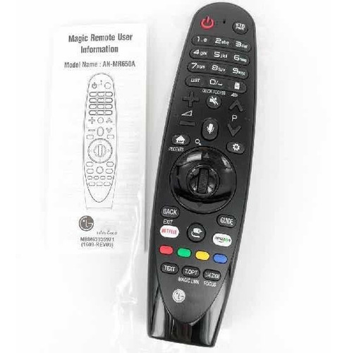 Magic Control Remoto Tv LG Mr650a Smart Tv Para Modelo Uj