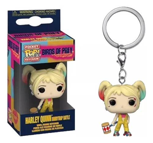 Llavero Pocket Pop: Aves De Presa Harley Quinn