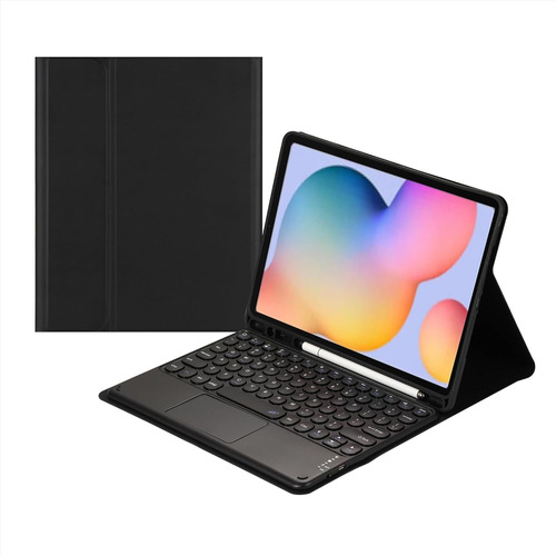 Funda Con Teclado Táctil Para Samsung Galaxy Tab S6 Lite De 