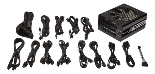 Fonte De Alimentação Corsair Hx Series Hx1000 1000w 80+ Plat