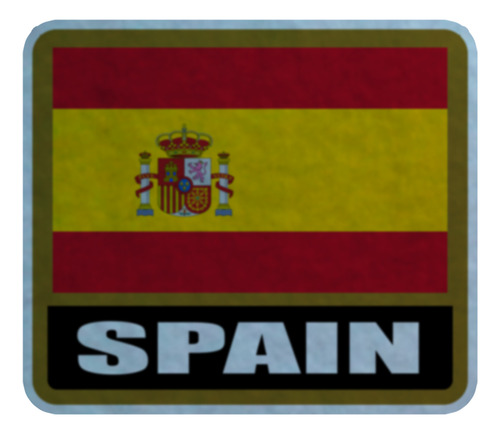 Parche Felpa Para Coser 7cm Set X4 Bandera España España-01 España-01