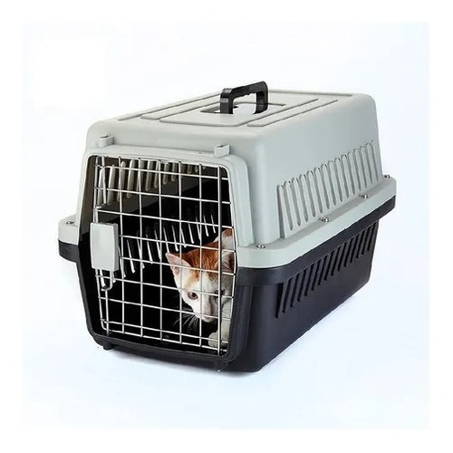 Caja Transportadora Para Mascotas Con Ventilación Talla M