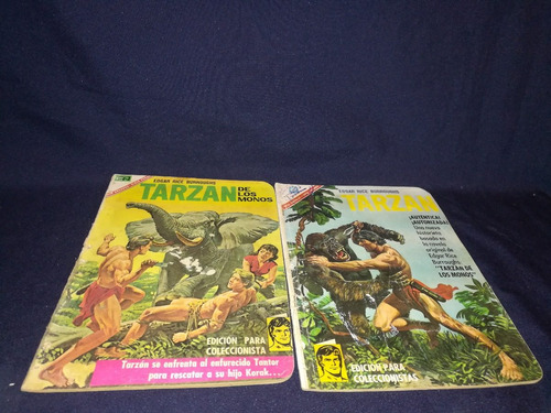 Tarzan De Los Monos Dos Revistas , Editorial Novaro.