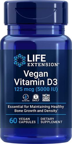 Vitamina D3 5000iu Life Extensi - - Unidad A $4210