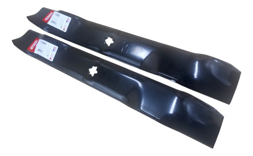 Kit 2x Lâmina Faca Trator Cortador Grama Mtd 42p 53,8cm