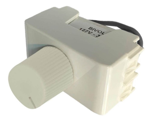 Imagem 5 de 7 de Dimer Rotativo Módulo Branco Bivolt Até 300/500w Thesi Roma