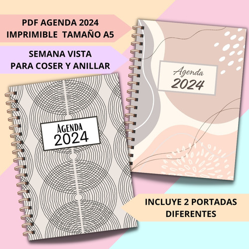 Agenda 2024 Para Imprimir Semana Vista /m2