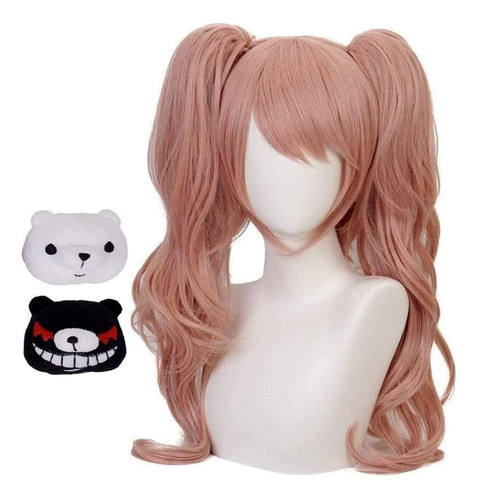 Danganronpa Junko Enoshima Cosplay Peluca Pelo Largo 75cm