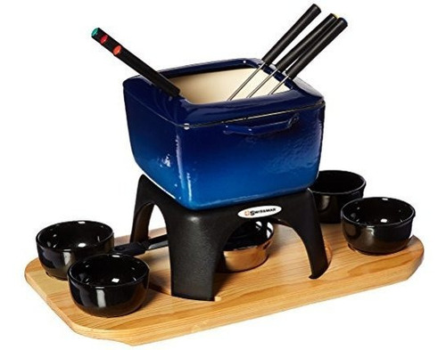 Fondue De Carne Swissmar Montblanc, 15 Piezas, Azul