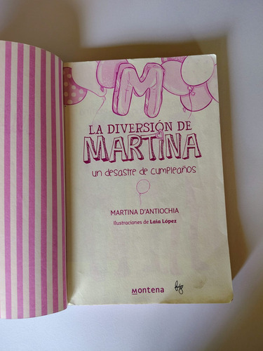 La Diversión De Martina Un Desastre De Cumpleaños -usado