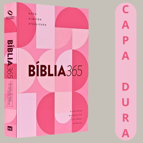 Biblia365 Naa Feminina Rosa: : A Palavra De, De Almeida. Devocional, Vol. Único. Editorial Mundo Cristão, Capa Dura, Edição 2024 Em Português, 2024