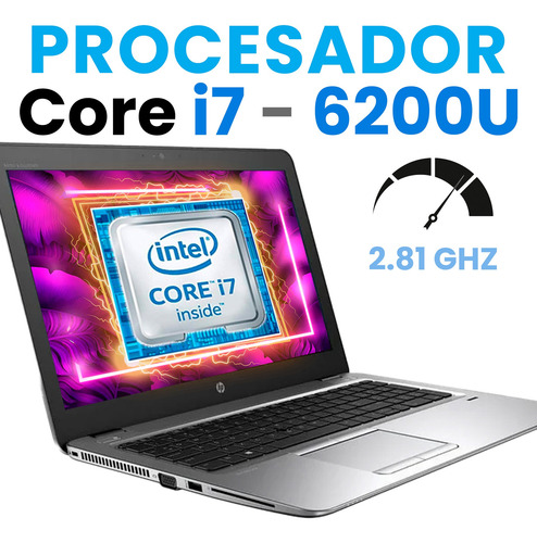 Laptop Hp Elitebook 15.6 Core I7 6th 16gb Ram 1tb Ssd (Reacondicionado)