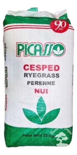 Semilla Césped Ryegrass Perenne Nui X 5 Kg Resiembra Picasso