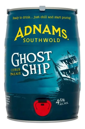  Cerveja Barril Ghost Ship Citrus Pale Ale 5 L Adnams Englan