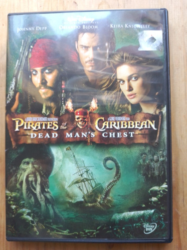 Dvd Piratas Del Caribe 2: El Cofre De La Muerte, Johnny Depp