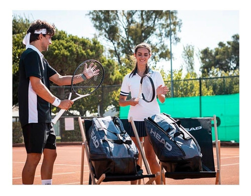 Raquetero Head Djokovic 9r Color Negro/Plomo