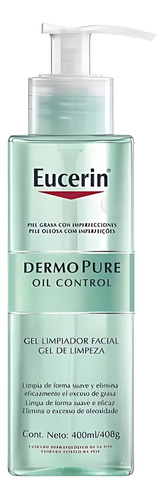 Eucerin Dermopure Oil Control Gel Limpiador Piel Grasa 400ml