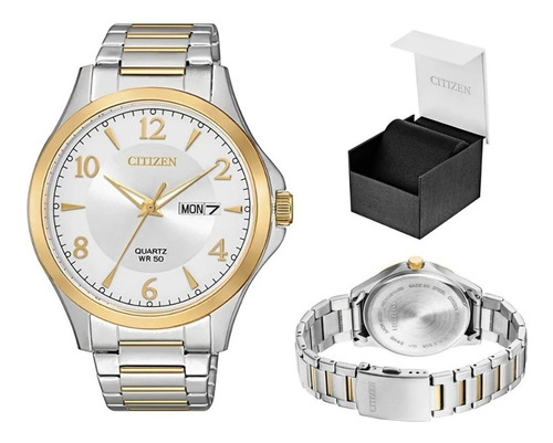 Reloj Citizen Quartz Bf2005-54a Caballero Ts