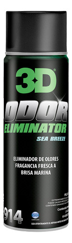 3d Odor Eliminator Brisa Marina Eliminador De Olores 142gr