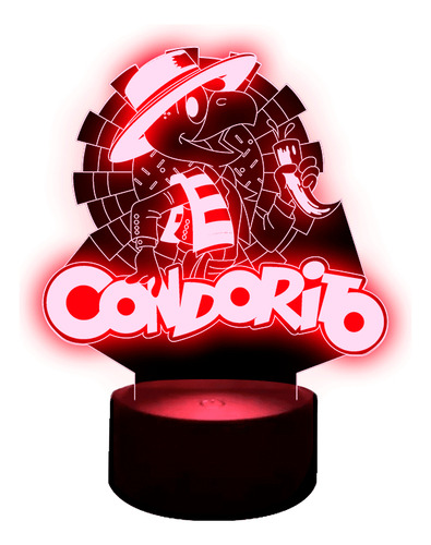Lámpara Mesa 3d Condorito 18 Sept +pilas
