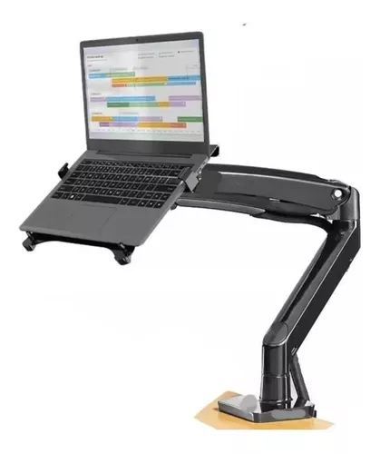 Soporte de pared para ordenador portátil con brazo articulado