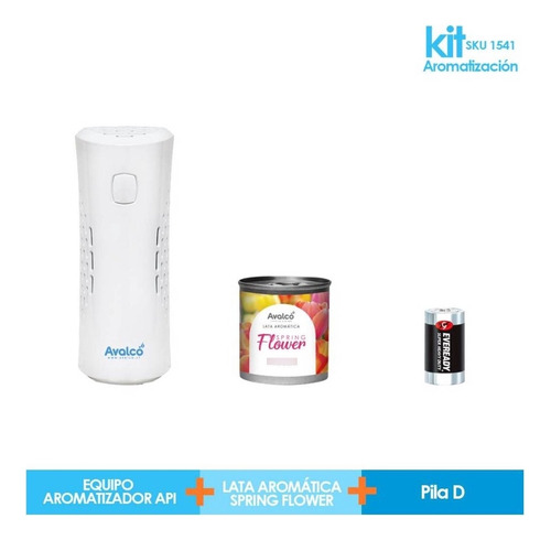 Kit Api Aromatizacion: Equipo Api + Lata + Pila D