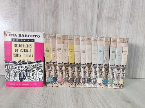 Lima Barreto Obras Completas 15 Volumes  Editora Brasiliense