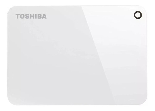 Imagen 1 de 3 de Disco duro externo Toshiba Canvio Advance HDTC910X 1TB blanco