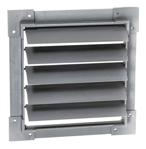 Imagen 2 de 10 de Persiana Plástica Movil Extractor De Aire 35 Cm Cocina/baño Gatti Ventilacion