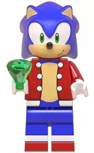 Boneco Blocos De Montar Sonic The Hedgehog Natal