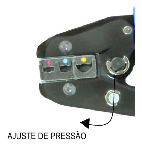 Alicate Crimpar Prensar Terminal Pré-isolado 0,5 ~ 6,0mm²