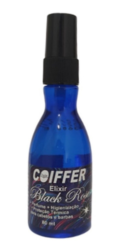 Imagem 1 de 3 de Spray Elixir Black Rose Coiffer 80ml Ara Cabelo E Barba