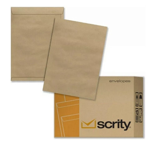 Envelope Nº 32 Kraft 229x324 - 250 Unidades Scrity Cor Kraft