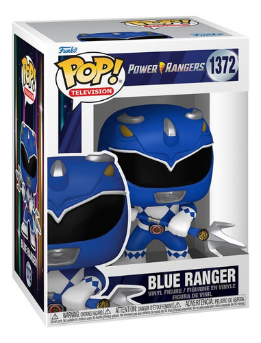 Funko Pop Power Ranger Azul #1372 - Power Rangers