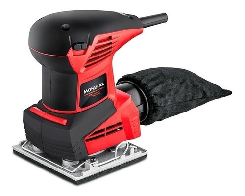 Lixadeira   orbital Mondial Power Tools FLO-2  preta, vermelha e cinza 250W 220V