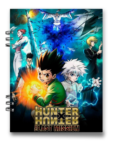 Cuaderno Hunter X Hunter 15x20 Cms 100 Hojas 