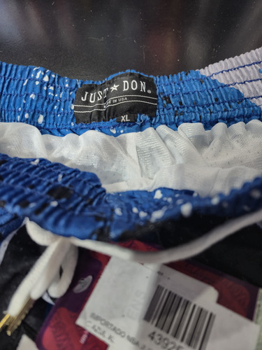 Short Bermuda Just Don Nba Básquet Orlando Magic Azul Azul L