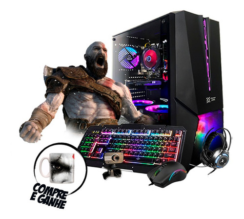 Pc Gamer Kratos I3 4ºger. Gtx 750 8gb Ssd 240gb Wi-fi