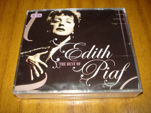 Cd Edith Piaf / The Best Of... (nuevo Y Sellado) 3 Cd
