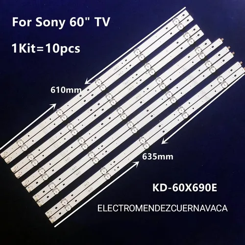 Kit Leds Sony Kd60x690e Aluminio Nuevos Envío gratis