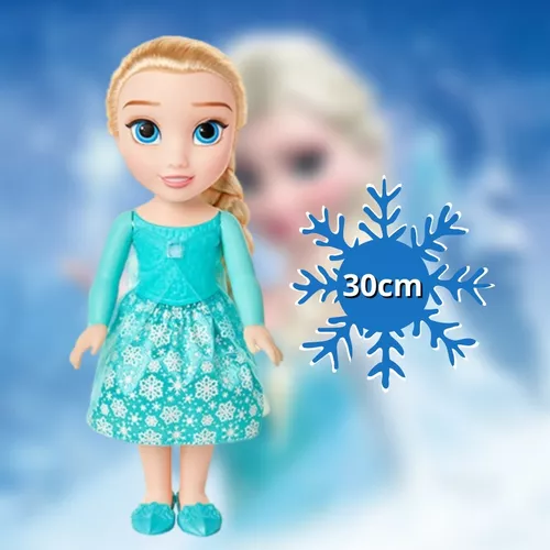 Boneca Frozen II Disney Elsa Passeio com Olaf com Acessórios