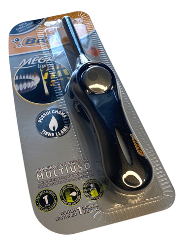 Kit 3 Acendedores Isqueiro Lareira Fogão Churrasqueira Bic