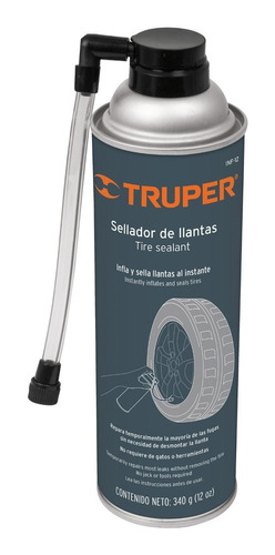 Sellador Inflador  De Llantas 450ml Carro Moto -  Truper